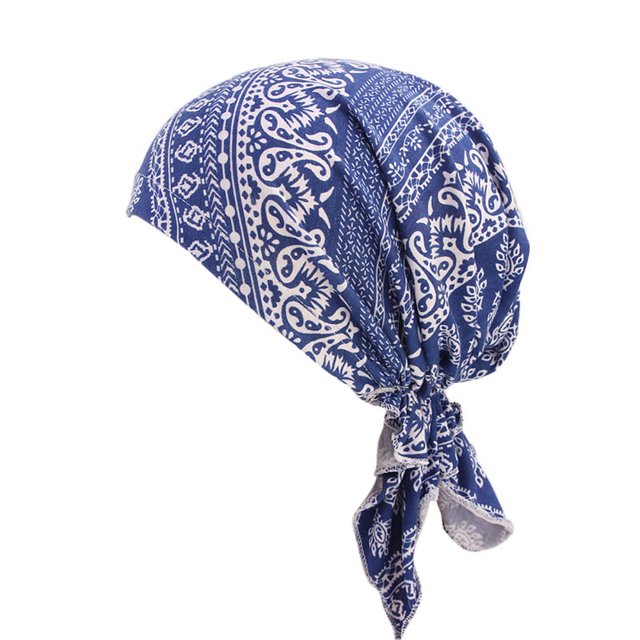 RYRDWP Women Ruffle Hat Beanie Cancer Chemo Scarf Turban Head Wrap Cap