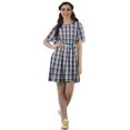 thumbnail image 2 of Moomaya Printed Moss Georgette Dresses Women A-Line Tunic With Drawstring Belt, 2 of 4