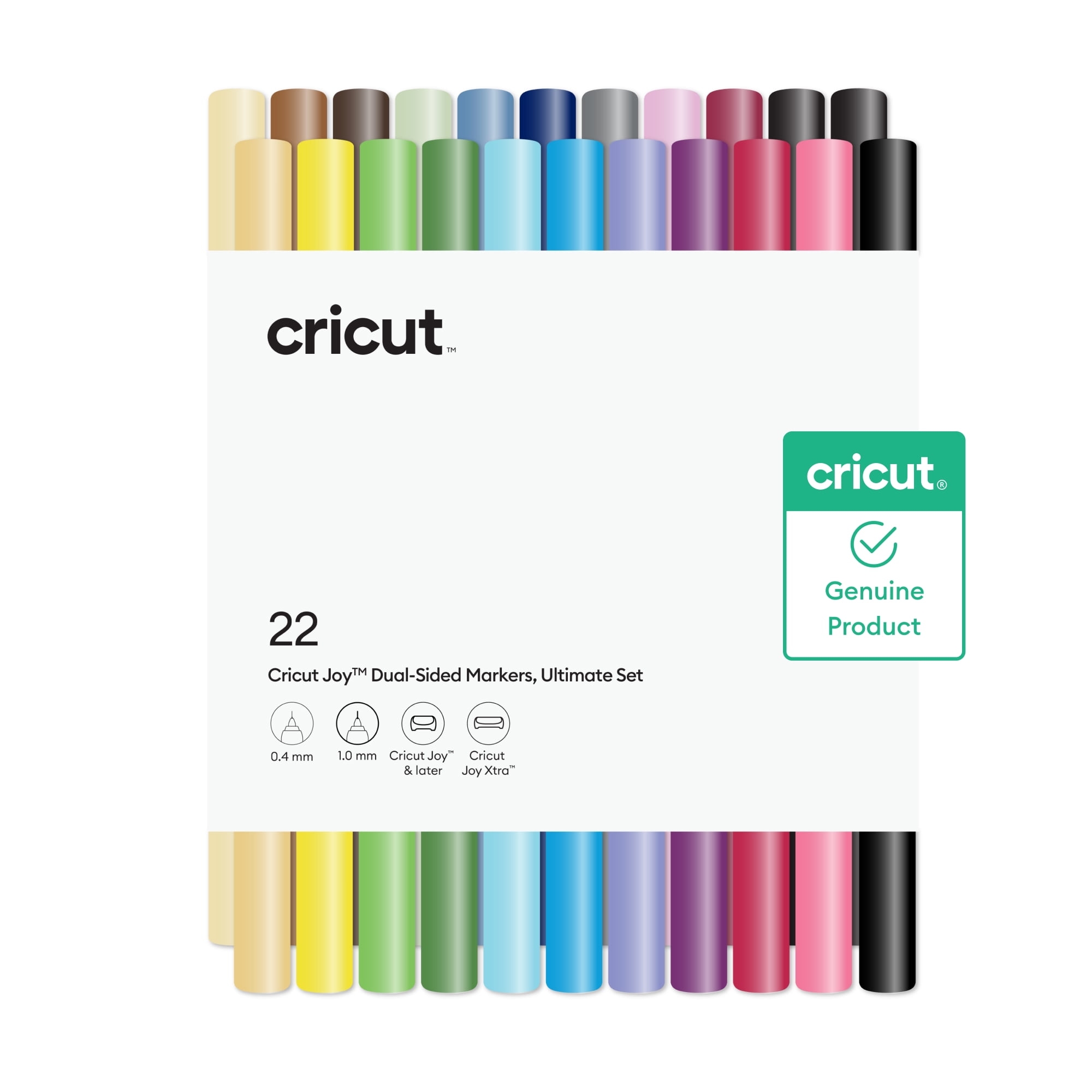 Cricut Joy™ Dual-Sided Markers, Ultimate Set (22 ct), Multi