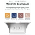 thumbnail image 2 of Shelf for Wall,Hanging Wall Organizer Wall Outlet Shelf Home Wall Shelf Organizer for Outlets Hanging Wall Shelf,Wall Shelf Organizer,Hanging Shelf Organizer, 2 of 9