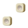 thumbnail image 2 of QualitChoice Food Cover Bag Storage Box Container Wall Punch-free Space-saving Dustproof For Bathroom Organizers Milk White 2PCS, 2 of 6