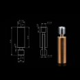 thumbnail image 4 of Miulika 3D Printer Spare Parts High Temperature Alloy Copper Bi Heatbreak Thermal Barrel, 4 of 7