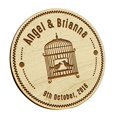 thumbnail image 1 of Rustic Wedding Save The Date Wooden Magnet 40 Custom Engraved Wooden Magnet Personalized Gift, 1 of 1