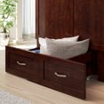 thumbnail image 4 of AFI Hamilton Twin XL Solid Wood Murphy Bed Chest with Built-In Charger in Walnut, 4 of 17