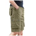 thumbnail image 1 of Solid Men's Color with Tan Cargo Pants for Men Multi Pocket and Fashion Mechanic Pants for Men Summer Leisure Pants Overalls Carpenter Pants for Men Men's Pants, 1 of 6