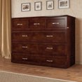 thumbnail image 3 of AFI Deerfield Coffre-Lit Escamotable Moderne en Bois Massif Pleine Grandeur avec Matelas, Noyer, 3 of 18