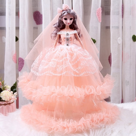 YANGHONGY Wedding Dress Princess Doll Toy Gift Box For Little Girls Children's Play Toys Family Ornaments Boys And Girls Holiday Birthday Gifts