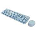 thumbnail image 3 of Ensemble Clavier et Souris Mignon pour Bureau, 104 Touches, Sensation Mécanique, Style Rétro de Machine à Écrire, Connexion USB, Compatible, 3 of 7