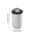 thumbnail image 3 of Tasse de Rince-Bouche en Acier Inoxydable Tasse de Lait en Acier Inoxydable Tasse à Café Tasse Portable pour la Famille Gobelets à Dents en Acier Inoxydable Tasses à Brosse à Dents, 3 of 6