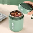 thumbnail image 1 of Vacuum Insulated Food Jar with Folding Spoon 16.2 oz Lunch Thermal Insulated Soup Container for Kids Adult, 1 of 7