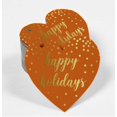 thumbnail image 2 of Inkdotpot Real Gold Foil Happy Holiday Tags Favor Hang Paper Tags 100 Pieces, 2 of 6