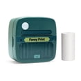 thumbnail image 1 of Riwcyla Pocket Printer Portable Thermal Instant Photo Printing Label Maker Machine BT Wireless Connect Compatible with Android or iOS APP Support Receipt Label Memo Sticker Notes Lists Scrapbook D, 1 of 6
