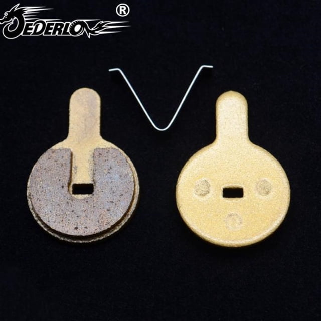 LEFU for Mechanical Bicycle Disc Brake Set Front Rear Caliper Mountain Bike Brake Pads Alloy Construction Noise Reduction Fast Heat Dissipation Stable Braking 160mm Disc (Disc Brake Pads)