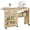 Natural Wood, variant on HOMCOM Folding Sewing Table, Rolling Craft Table with Storage, White