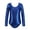 Blue, variant on Girls' Long Sleeved Gymnastics Leotards Shiny Dance Leotard Ballet Leotard Classic Ballet Yoga Leotard Bodysuit Gymnastics Suit Girls Romper&Jumpsuit Black 120/4 Y—5 Y