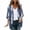 cardigan Blue&kimonos pour Femme, variante sur Brnmxoke Cardigan Coloré pour Femmes, Été, Décontracté, Kimono en Mousseline Imprimée, Cardigans à devant Ouvert, Cache-Maillot Bohème, Blouse à Manches 3/4 pour Maillots de Bain et Tenues de Plage, Bleu, TTG