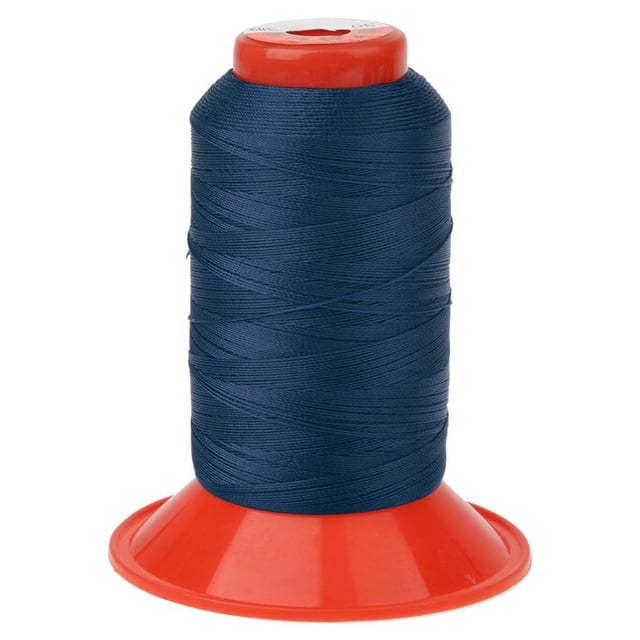 1 Spool Nylon Sewing Thread Nylon Spool For Leather Craft Repair Shoes Upholstery Sleeping bags Dark Blue