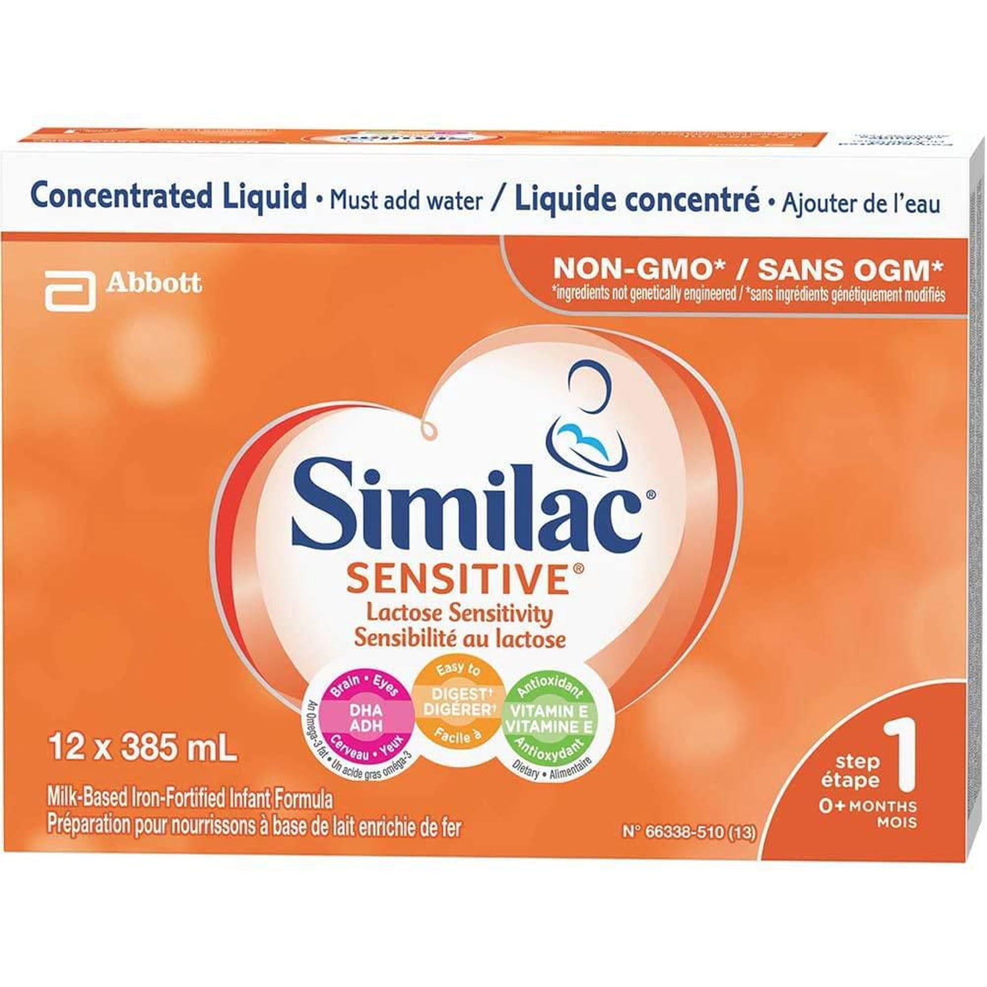Similac Sensitive 粉ミルク Similac Sensitive, Non-GMO Lactose Sensitivity Baby Formula