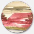 thumbnail image 1 of Designart 'Red Rock I' Art Mural Circulaire Traditionnel en Métal - Disque de 36, 1 of 5