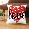 thumbnail image 5 of Cadeaux de la Saint-Valentin Housse de Coussin en Lin pour Canapé Maison, 5 of 5