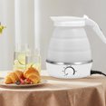 thumbnail image 3 of Classic Travel Portable Foldable Electric Kettle, 0.6L Small Collapsible Hot Water Boiler For Coffee Tea, 3 of 8