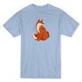 thumbnail image 1 of Polygonal Fox Men's Light Blue T-shirt, 1 of 1
