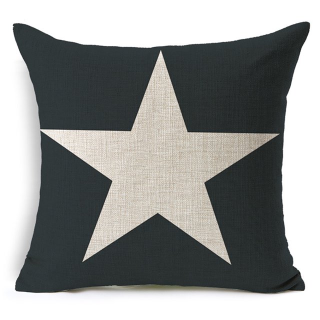 Housse de Coussin de Noël Élan Étoile pour Canapé