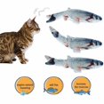 thumbnail image 3 of Electric Moving Fish Pet Toy Realistic Plush Simulation Wagging Fish Pet Kicker Toys Funny Interactive Pets, 3 of 9