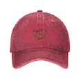 thumbnail image 1 of ZICANCN Casquette de Baseball Réglable Femmes, Chapeaux Golden Star Pattern pour Hommes Adulte Lavé Coton Denim Baseball Caps Mode, Rouge, 1 of 6
