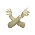 thumbnail image 2 of Gravity Threads Gants d'Opéra en Satin pour Femmes 18 Pouces Or Pâle, 2 of 2