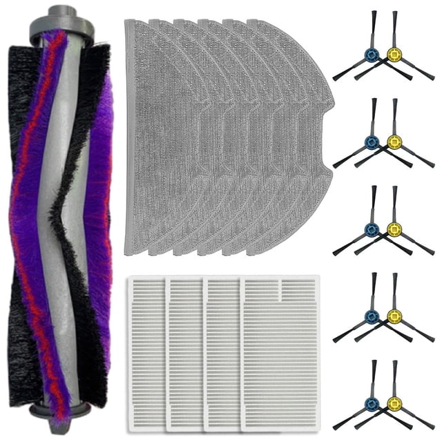 Main Side Brush Filter Mop Cloth For Midea M9 For Eureka NERE10s E10S For Obode A8 Vacuum Cleaner Accessories