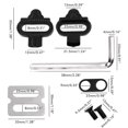 thumbnail image 2 of Bike Cleats for Shimano SPD Indoor Cycling and Mountain Bike Bicycle Cleat Set, 2 of 9