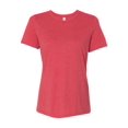 thumbnail image 3 of Bella Canvas 6400 - T-Shirt en Jersey à Manches Courtes Décontracté, 3TG, Mélange Rouge, 3 of 3