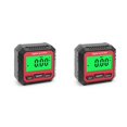 thumbnail image 4 of Shengyu 1/2/3 Level Box Protractor 490° Levels Gauge Bevel Gauges with Magnetic Base Electronic Angle Protractors Measuring Tools Red/Type 1 2PCS, 4 of 6