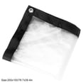 thumbnail image 4 of Becaristey Bâche Imperméable Réutilisable Antipoussière Bâche Transparente Auvent de Serre Housse de Meuble Couvertures Extérieures Fournitures d'Hiver No.02, 4 of 6