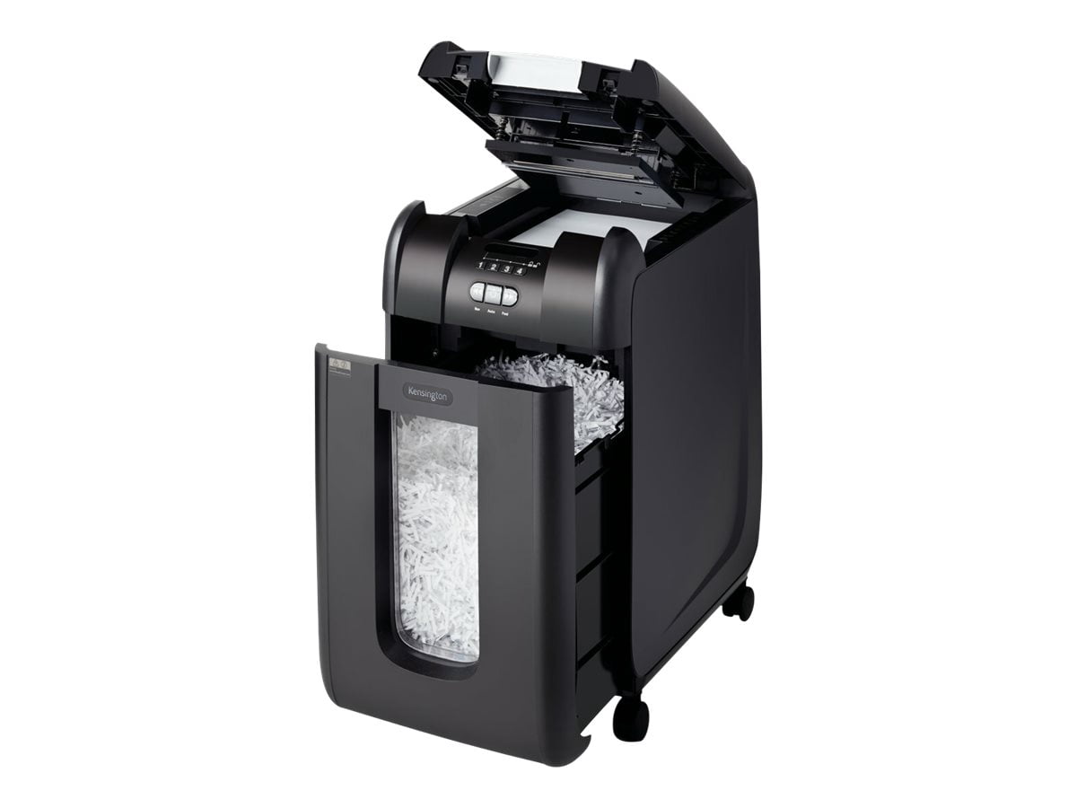 Kensington OfficeAssist Auto Feed Shredder A3000 Anti-Jam Cross Cut - Shredder - cross-cut - 0.16 in x 1.58 in - P-4