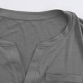 thumbnail image 4 of AherBiu Plus Size T Shirts for Women V Neck Loose Comfy Basic Tees Summer Workout Oversized Tshirt Tops, 4 of 7