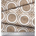 thumbnail image 2 of Soimoi Rayon Crepe Fabric Floral Mandala Printed Craft Fabric by the Yard 46 Inch Wide, 2 of 3