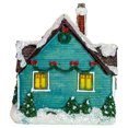 thumbnail image 5 of Northlight Décoration de Village de Noël Maison Enneigée à LED - 5.5 Pouces - Vert, 5 of 5