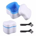 thumbnail image 1 of Maytalsory 2pack/lot Denture Retainer Case Wide Application Easy To Carry Gentle Cleansing Orthodontic Case blue, 1 of 6
