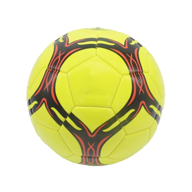 maskred PVC Durable Soccer Ball Official Size - Wide Range Of Applications Training Wear Resistant Portable Newest Soccer thickened yellow type 5 2Set