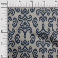thumbnail image 1 of oneOone Cotton Poplin Fabric Paisley & Floral Ikat Print Fabric BTY 42 Inch Wide, 1 of 4