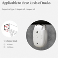 thumbnail image 3 of Dual TUYA Smart WiFi Curtains Robot T/U-Rail Tracks Automatic Curtain Opener Remote Control Curtain Motor Smart Life, 3 of 7