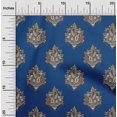 thumbnail image 1 of oneOone Georgette Viscose Fabric Leaves|Floral & Paisley Block Print Fabric BTY 42 Inch Wide, 1 of 4