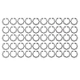 thumbnail image 2 of AC Compressor Clutch Snap Ring, AC Compressor Clutch Repair Kit Black 50 PCS Impact Resistant 1.3mm Thickness Iron  for 10S AC Compressor, 2 of 7