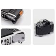 thumbnail image 3 of Camera Cage, Aluminum Alloy Video Camera Cage Rig With Wood Handle, Vlogging Video Shooting Filmmaking Rig Stabilizer For  ZFC Camera, Anodized, Easy To Install, 3 of 8