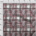 thumbnail image 2 of oneOone Cotton Poplin Fabric Swirl & Check Ikat Print Sewing Fabric BTY 42 Inch Wide, 2 of 4