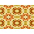 thumbnail image 1 of Ahgly Company Machine Washable Indoor Rectangle Transitional Neon Orange Area Rugs, 4' x 6', 1 of 7