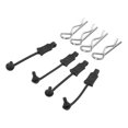 thumbnail image 2 of ANGGREK RC Car Body Clip Retainers, RC Car Body Shell Clips Rubber And Steel For Car Enthusiasts For Losi Lasernut U4 1/10, 2 of 8