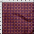 thumbnail image 3 of oneOone Viscose Jersey Fabric Check & Triangle Ikat Print Fabric By The Yard 60 Inch Wide, 3 of 5